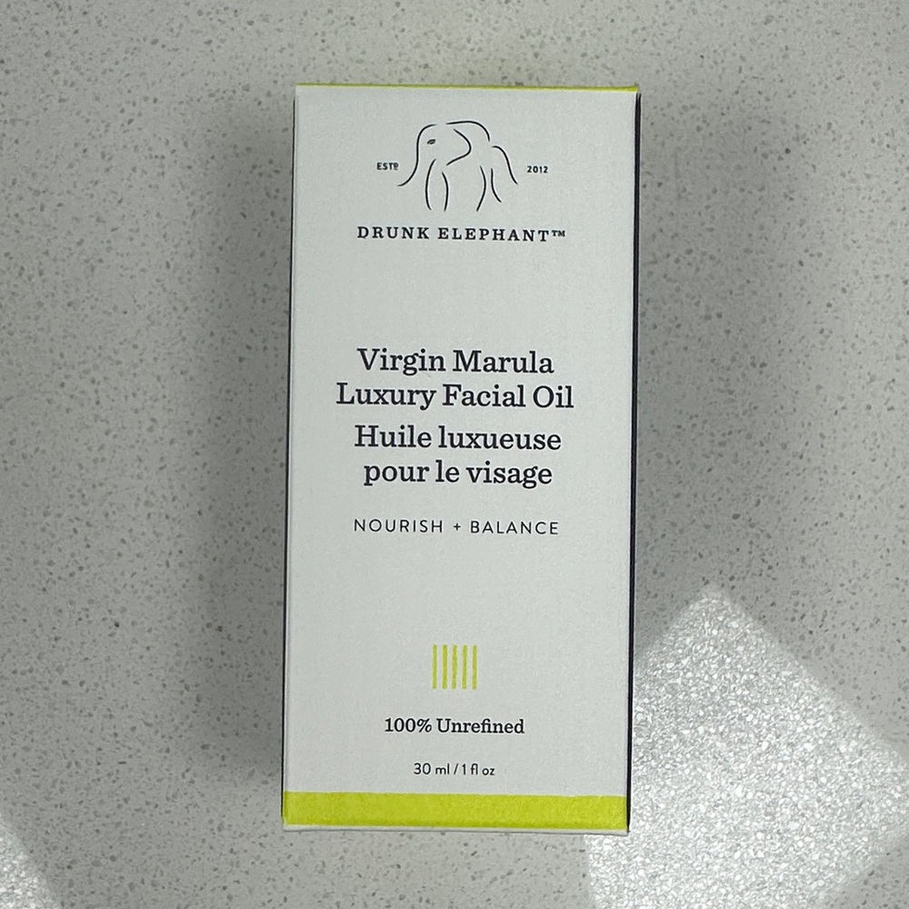 [SKIN] Drunk Elephant Virgin Marula Luxury Face Oil | Hydrating Glow | 1 oz